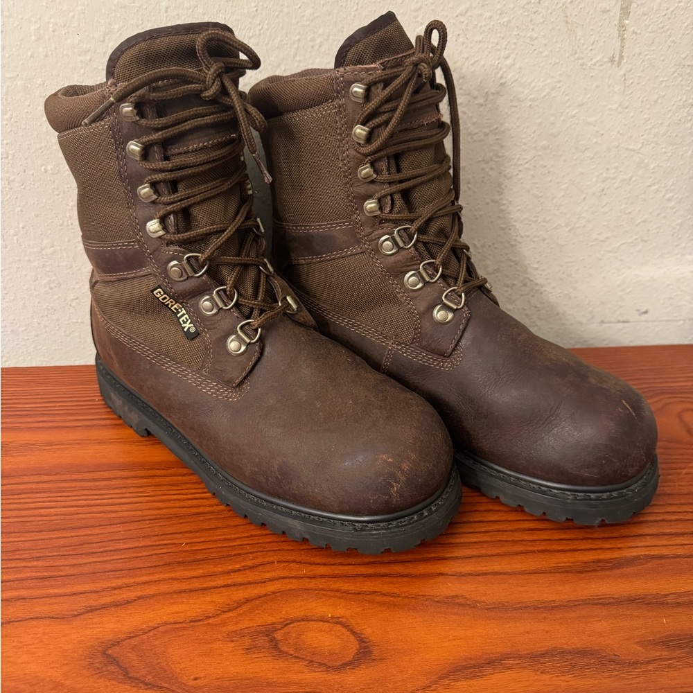 GORE-TEX Brown Men's Waterproof Lace-Up Hiking Boots